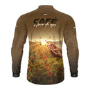 Camisa Agro Brk Café A Força do Agro com Proteção Solar UV50+