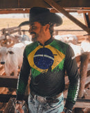 Camisa Agro Brk Brasil com Proteção Solar UV50+