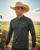 Camisa Térmica Brk Basic Cinza com Proteção Solar UV50+