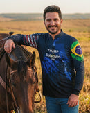 Camisa Agro Brk Trump e Bolsonaro com Proteção Solar UV50+