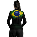 Camisa Agro Feminina Brk Brasil com Proteção Solar UV50+