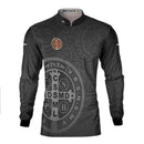 Camisa Agro Brk São Bento Dourado Preta com Proteção Solar UV50+