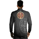 Camisa Agro Brk São Bento Dourado Preta com Proteção Solar UV50+