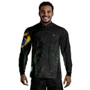 Camisa Agro Brk Camuflada Bandeira do Brasil com Proteção Solar UV50+