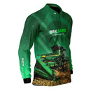 Camisa Agro Brk O Agro Move o Brasil Colheitadeira com Proteção Solar UV50+