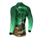 Camisa Agro Brk O Agro Move o Brasil Colheitadeira com Proteção Solar UV50+