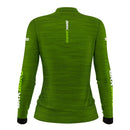 Camisa Agro Feminina Brk Mescla Verde com Proteção Solar UV50+