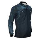 Camisa Agro Brk Camo Long Horn Brasil Azul com Proteção Solar UV50+