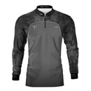 Camisa Agro Brk Camo Long Horn Brasil Cinza com Proteção Solar UV50+