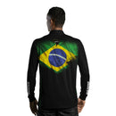 Camisa Agro Brk Bandeira do Brasil com Proteção Solar UV50+