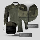 Camisa Agro Brk Camu Verde Long Horn com Proteção Solar UV50+