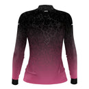Camisa Feminina Agro Brk Camuflado Preto e Rosa Bandeira do Brasil com Proteção Solar UV50+