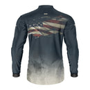 Camisa Agro Brk Clean Bandeira dos EUA com Proteção UV50+