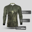 Camisa Agro Brk Skull Long Horn com Proteção UV50+
