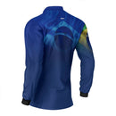Camisa Agro Brk Brasil Azul com Proteção Solar UV50+