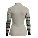Camisa Agro Feminina BRK Linhas Nativas Cinza com Proteção Solar UV50+