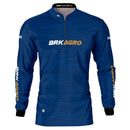 Camisa Agro Brk Mescla Azul Petróleo com Proteção Solar UV50+