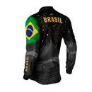Camisa Agro Brk Brasil Preta com Proteção Solar UV50+