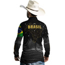 Camisa Agro Brk Brasil Preta com Proteção Solar UV50+