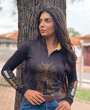 Camisa Agro Feminina Brk Nossa Senhora com Proteção Solar UV50+
