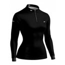 Camisa Térmica Feminina Brk Basic Preta com Proteção Solar UV50+