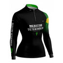 Camisa Agro Feminina Brk Medicina Veterinária com UV50+