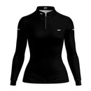 Camisa Térmica Feminina Brk Basic Preta com Proteção Solar UV50+