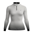 Camisa Térmica Feminina Brk Basic Cinza Claro com Proteção Solar UV50+