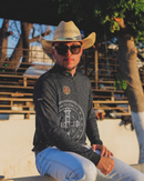 Camisa Agro Brk São Bento Dourado Preta com Proteção Solar UV50+