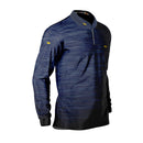 Camisa Masculina Agro Brk Mescla Azul Escuro com Proteção Solar UV50+