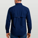 Camisa Work Agro Brk Azul com Proteção Solar UV50+