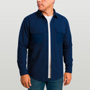 Camisa Work Agro Brk Azul com Proteção Solar UV50+