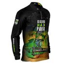 Camisa Agro Brk O Agro Não Para Trator Verde com UV50+