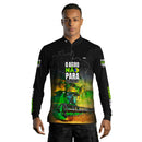 Camisa Agro Brk O Agro Não Para Trator Verde com UV50+